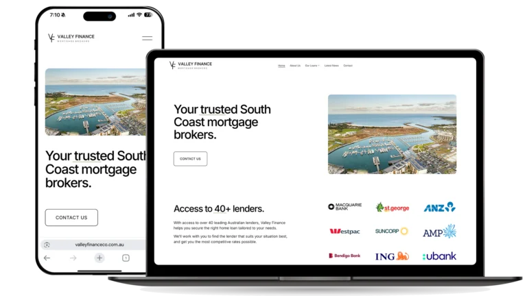 Building a Functional Website for Valley Finance